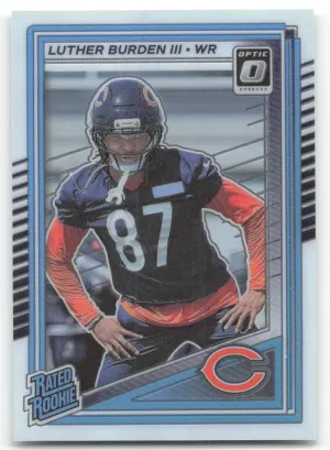 Luther Burden III Rookie 2025 Donruss Optic Chicago Bears