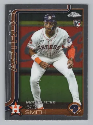 Cam Smith RC 2025 Topps Chrome Update Astros