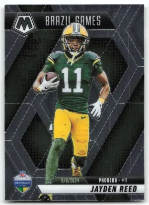 Jayden Reed 2025 Panini Mosaic Green Bay Packers