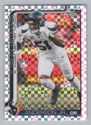 Will Anderson Jr. 2025 Topps Chrome X-Fractor Houston Texans