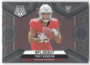 Trey Benson Rookie 2024 Panini Mosaic Arizona Cardinals