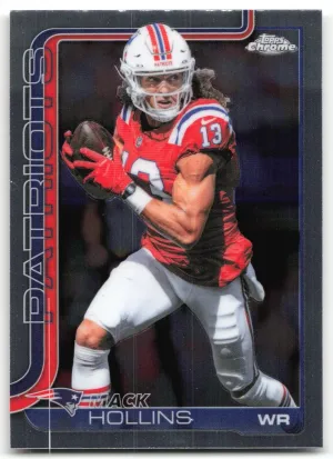 Mack Hollins 2025 Topps Chrome New England Patriots