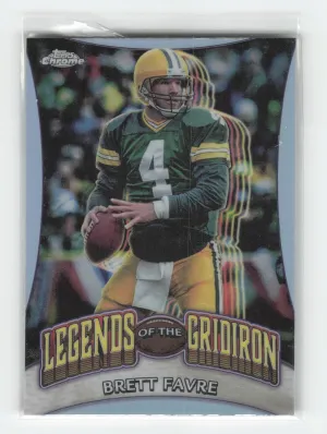 Brett Favre 2024 Topps Chrome Legends of the Gridiron Refractor Packers