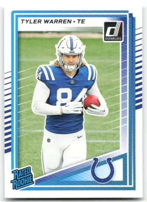 Tyler Warren RC 2025 Donruss Colts