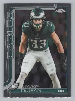 Cooper DeJean Topps 2025 Chrome Philadelphia Eagles