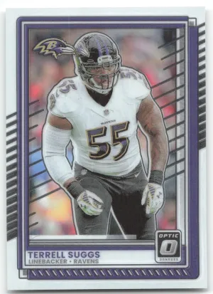 Terrell Suggs 2025 Donruss Optic Baltimore Ravens