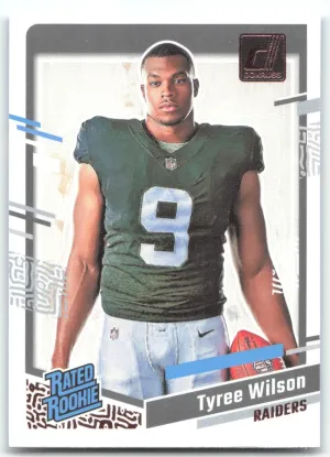 Tyree Wilson 2023 Donruss Rated Rookie Portrait Las Vegas Raiders