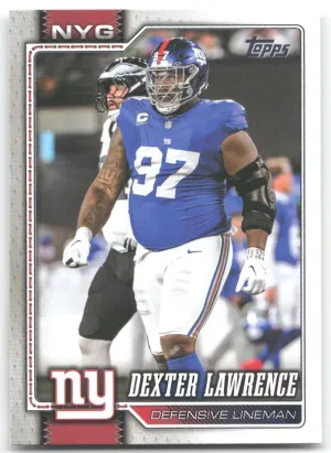 Dexter Lawrence 2026 Topps Flagship New York Giants