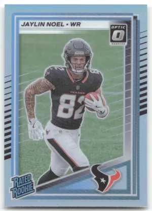 Jaylin Noel Rookie 2025 Donruss Optic Rated Rookies Preview Holo Houston Texans