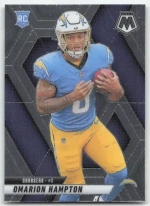 Omarion Hampton Rookie 2025 Panini Mosaic Los Angeles Chargers
