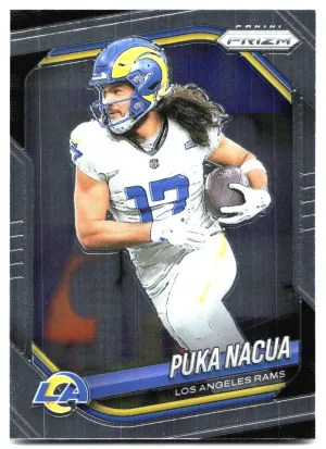 Puka Nacua 2025 Panini Prizm Los Angeles Rams