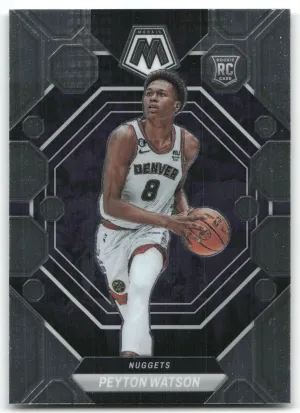 Peyton Watson Rookie 2022-23 Panini Mosaic Denver Nuggets
