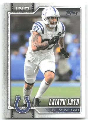 Laiatu Latu 2026 Topps Flagship Indianapolis Colts