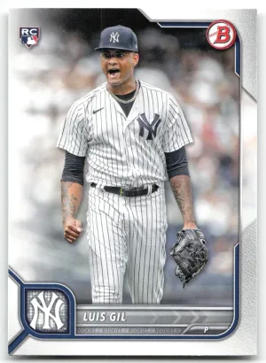 Luis Gil Rookie 2022 Bowman New York Yankees
