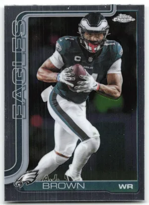 A.J. Brown 2025 Topps Chrome Philadelphia Eagles