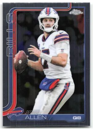 Josh Allen 2025 Topps Chrome Buffalo Bills