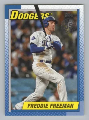 Freddie Freeman 2025 Topps 1990 Topps Baseball 35th Anniversary