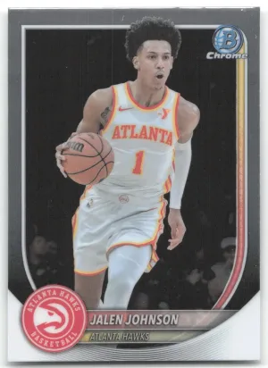 Jalen Johnson 2025-26 Bowman Chrome Atlanta Hawks