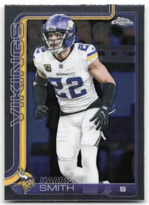 Harrison Smith 2025 Topps Chrome Minnesota Vikings