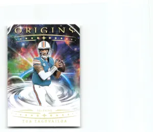 Tua Tagovailoa 2025 Panini Origins Miami Dolphins
