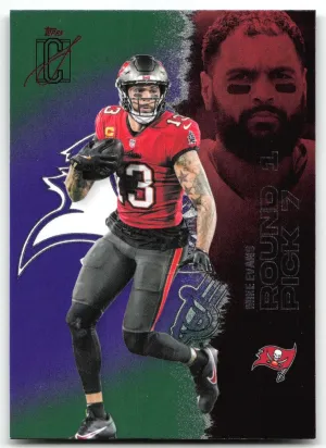Mike Evans 2025 Topps Signature Class Green & Purple Tampa Bay Buccaneers