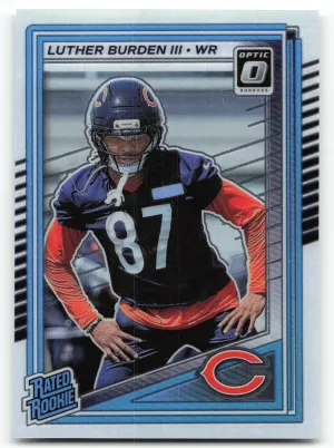 Luther Burden III Rookie 2025 Donruss Optic Chicago Bears