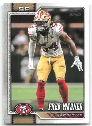 Fred Warner 2026 Topps Flagship San Francisco 49ers