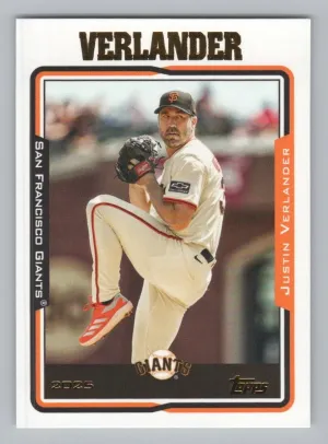 Justin Verlander 2025 Topps Archives San Francisco Giants