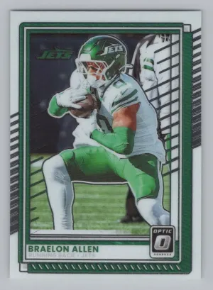 Braelon Allen 2025 Donruss Optic New York Jets