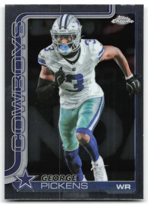 George Pickens 2025 Topps Chrome Dallas Cowboys