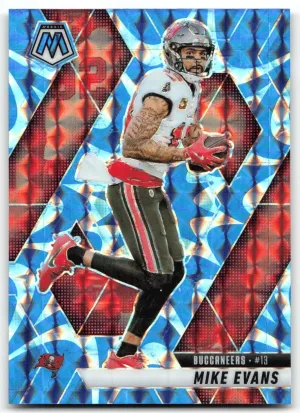 Mike Evans 2025 Panini Mosaic Mosaic Reactive Blue Buccaneers