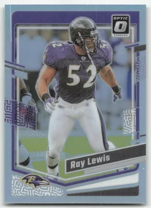 Ray Lewis 2023 Donruss Optic Holo Baltimore Ravens