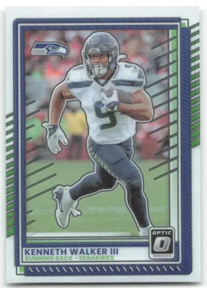 Kenneth Walker III 2025 Donruss Optic Seattle Seahawks