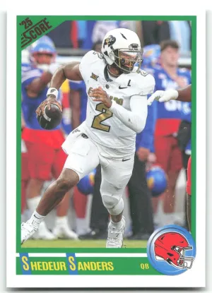 Shedeur Sanders 2025 Score Anniversary Rookies Cleveland Browns