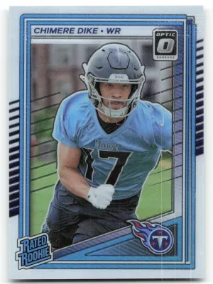 Chimere Dike RC 2025 Donruss Optic Titans