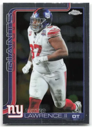 Dexter Lawrence II 2025 Topps Chrome New York Giants
