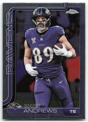 Mark Andrews 2025 Topps Chrome Baltimore Ravens