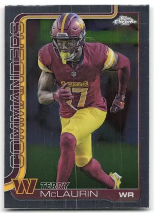 Terry McLaurin 2025 Topps Chrome Washington Commanders