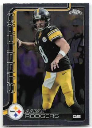Aaron Rodgers 2025 Topps Chrome Pittsburgh Steelers