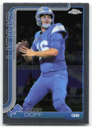 Jared Goff 2025 Topps Chrome Detroit Lions