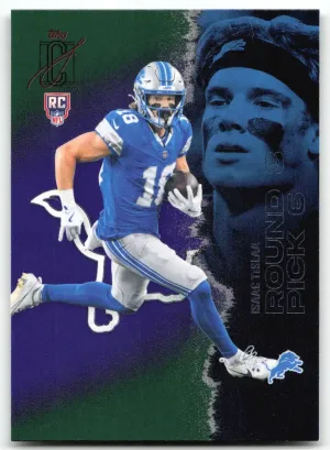 Isaac TeSlaa RC 2025 Topps Signature Class Green & Purple Lions