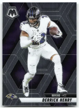 Derrick Henry 2025 Panini Mosaic Baltimore Ravens