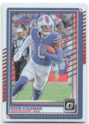 Keon Coleman 2025 Donruss Optic Buffalo Bills