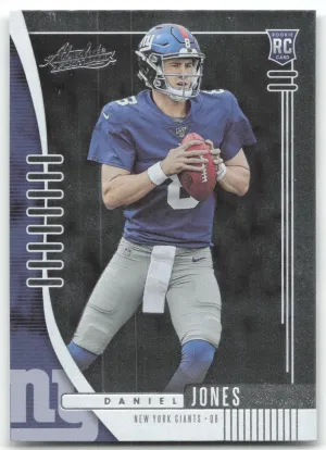 Daniel Jones Rookie 2019 Panini Absolute Retail New York Giants