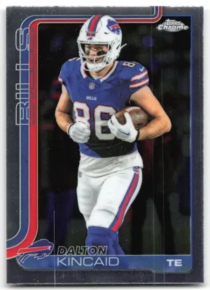 Dalton Kincaid 2025 Topps Chrome Buffalo Bills