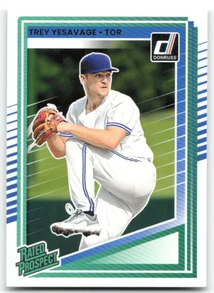 Trey Yesavage 2025 Donruss Toronto Blue Jays