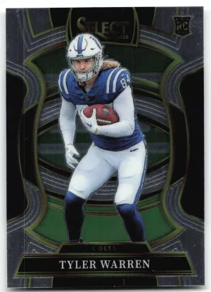 Tyler Warren Rookie 2025 Panini Select Indianapolis Colts