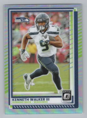 Kenneth Walker III 2025 Donruss Optic Holo Seahawks