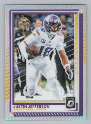 Justin Jefferson 2025 Donruss Optic Holo Vikings