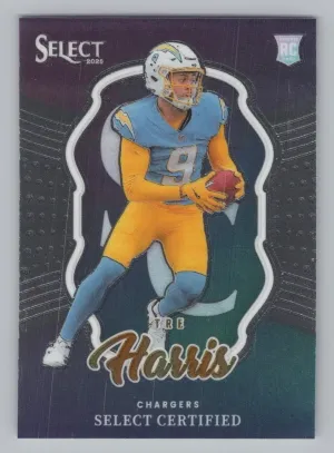Tre Harris Rookie 2025 Panini Select Select Certified Rookies Chargers
